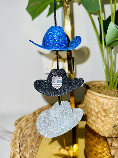 Cowboy Hat Car Charm